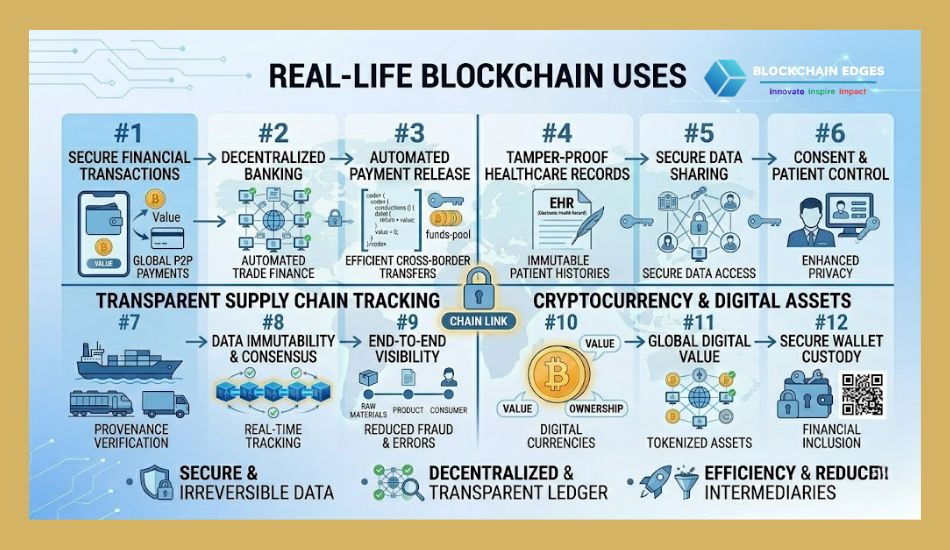 What is blockchain in simple words and Real-Life Uses