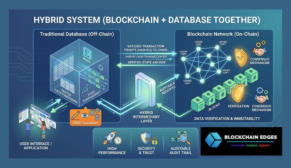 Blockchain VS Database Hybrid System