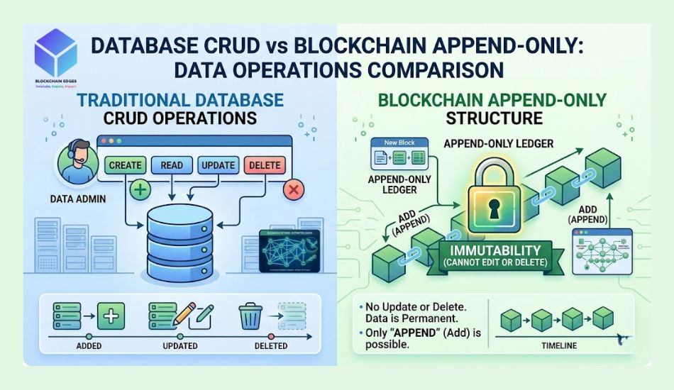 Blockchain VS Database Operations