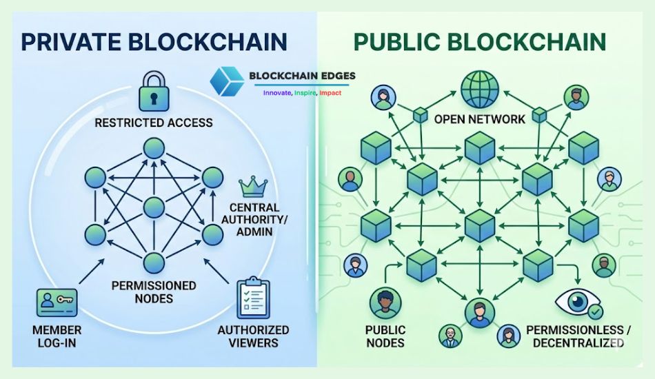 Blockchain VS Database Private and Public 