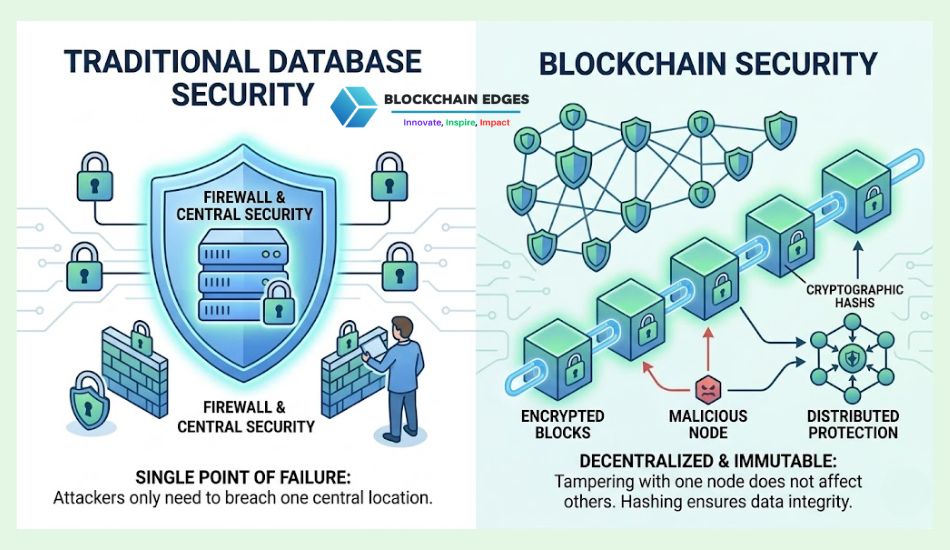 Blockchain VS Database Security